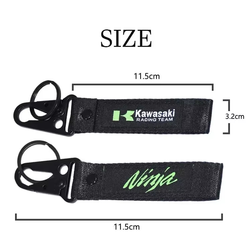 Suitable for  Ninja Series Motorcycle Keychain Key Belt Lanyard Accessories Decoration