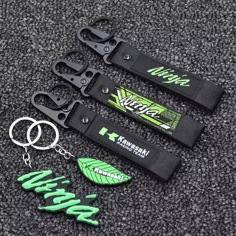 Suitable for  Ninja Series Motorcycle Keychain Key Belt Lanyard Accessories Decoration