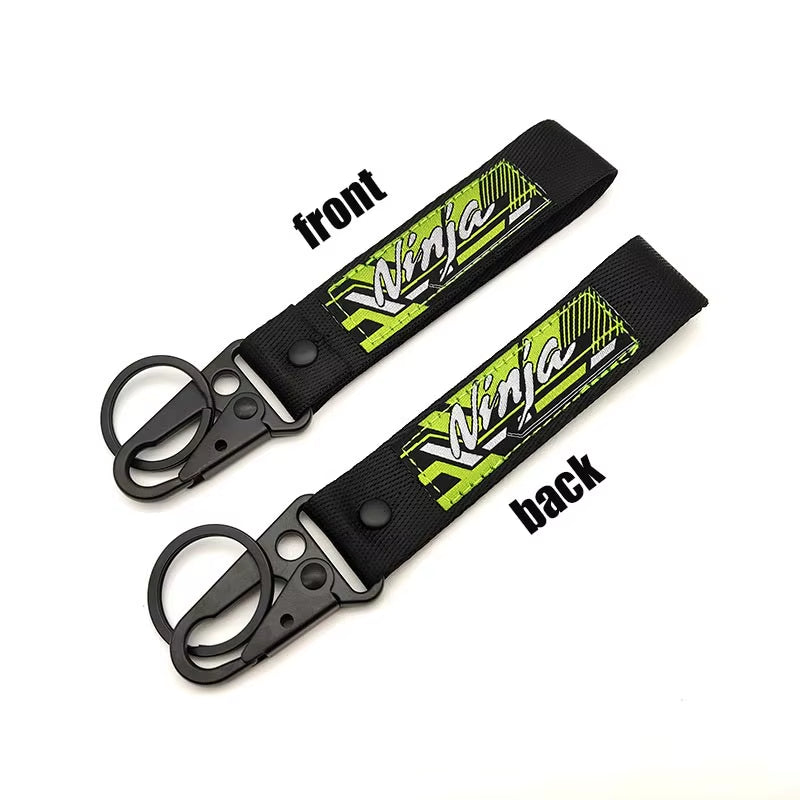 Suitable for  Ninja Series Motorcycle Keychain Key Belt Lanyard Accessories Decoration