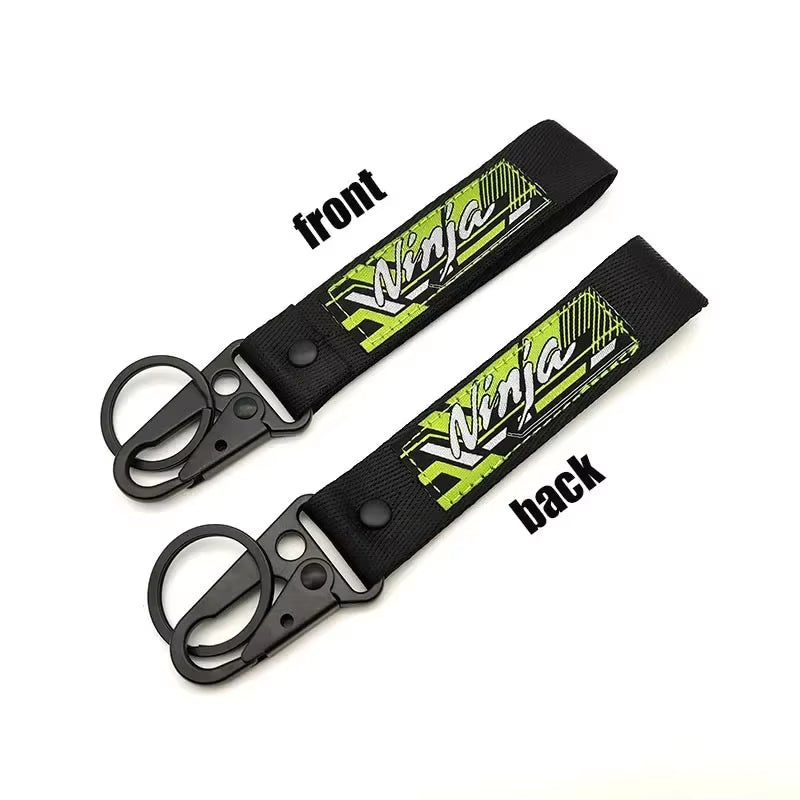 Suitable for  Ninja Series Motorcycle Keychain Key Belt Lanyard Accessories Decoration