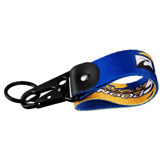 1PCS JDM Key Tag Racing Car Motorcycle Keychain Ring Car Lanyard Key Strap Car Accessories for Fake Taxi HKS Keychain